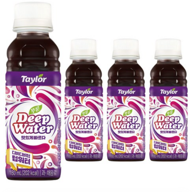 테일러 푸룬 딥워터, 180ml, 4개