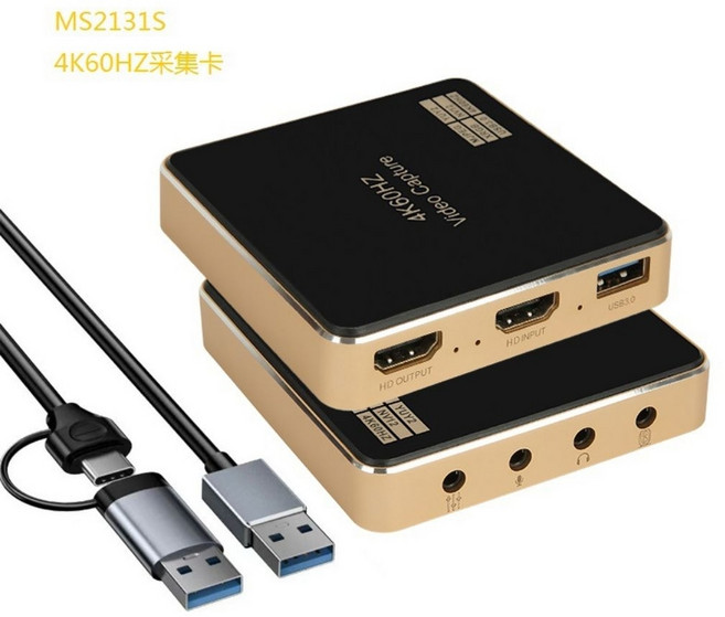 MS2131S 4K60Hz 影像擷取卡, 真4k/60擷取卡