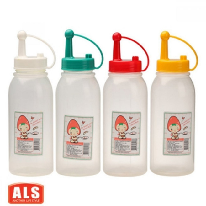 투명 누드 원타임 소스 용기 케찹 겨자 식초 공용