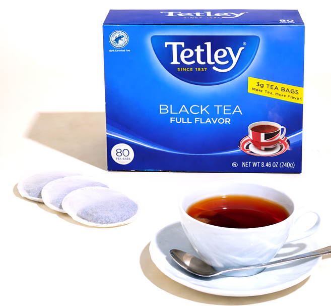 테틀리 오리지널 블랙티 풀 플레이버 (Tetley Original Black Tea Full Flavor), 1개, 80개입, 3g