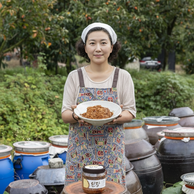 집된장 맛있는 시골 국산콩 전통 재래된장 한눈에반한 장 1kg, 1개