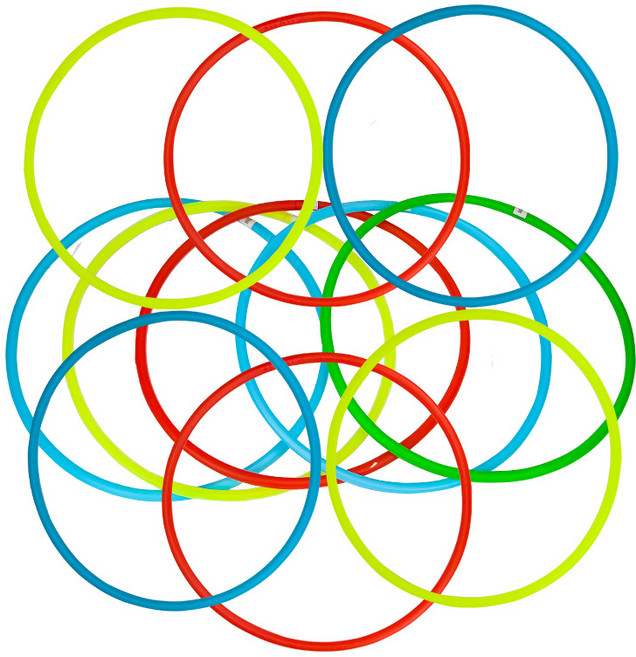 칼라콘 걸이대 고리던지기 반환점 링던지기 운동회 게임 놀이 도구 링 링게임링 다문화교구 걸이대와링 각각선택주문, 8개, 혼합색상 링