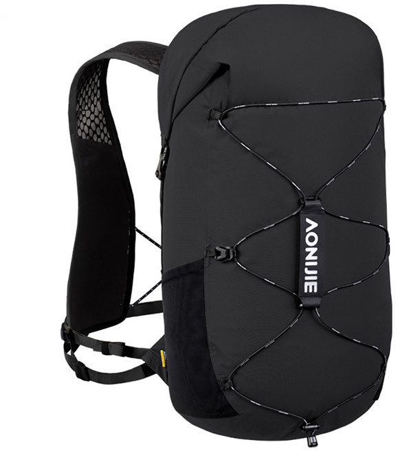 오니지 등산가방 기능성 배낭 트레킹 둘레길 백팩 22L 가방 클라우드 V22, 블랙