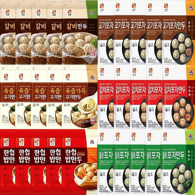 김치포자만두 180g x 10봉, 10개