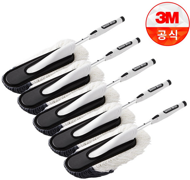 RVTRR 3M 스카치브라이트 카더스터 차량용 먼지떨이 차량용품 WIYWW, 5개