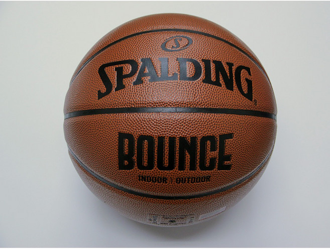 SPALDING 斯伯丁 BOUNCE 棕色 PU 籃球 #內附球針 耐磨材質 抓地力佳, 1個