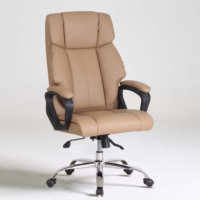 벨루스 게이밍 컴퓨터 침대형 사무용 리클라이너 중역 사무실 의자, 브라운(사무용)