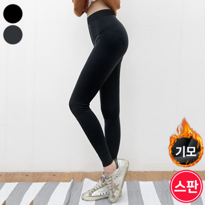 바비팩토리 여성용 1+1 할인! 따뜻 기모 융털 무발 레깅스 겨울 스타킹 단품 가능!