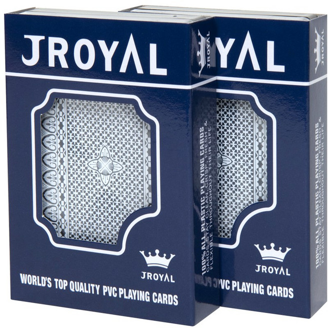 제이로얄 트럼프카드 J ROYAL, 혼합색상, 2개