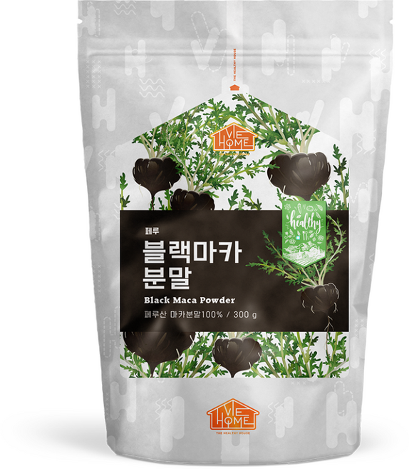 건강한우리집비옴 페루 블랙마카 젤라틴화 분말, 1개, 300g