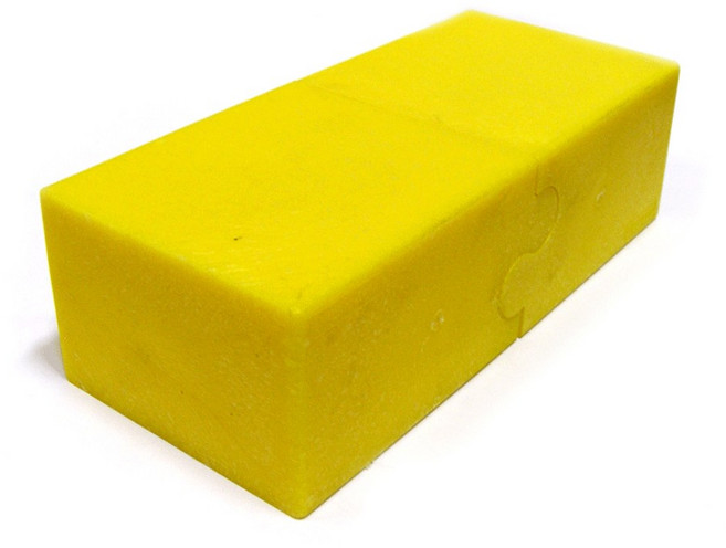 [무스포] 조립식벽돌 격파용 ( 낱개 ), (초급) 황색