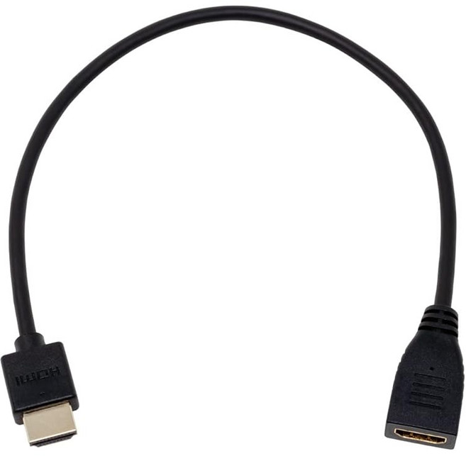 AINEX 아이넥스 슬림 소프트 고속 HDMI 연장 케이블 0.3m AMC-HDES03V20