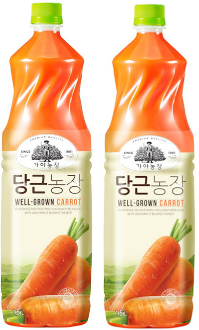 가야농장 당근 1.5L, 2개