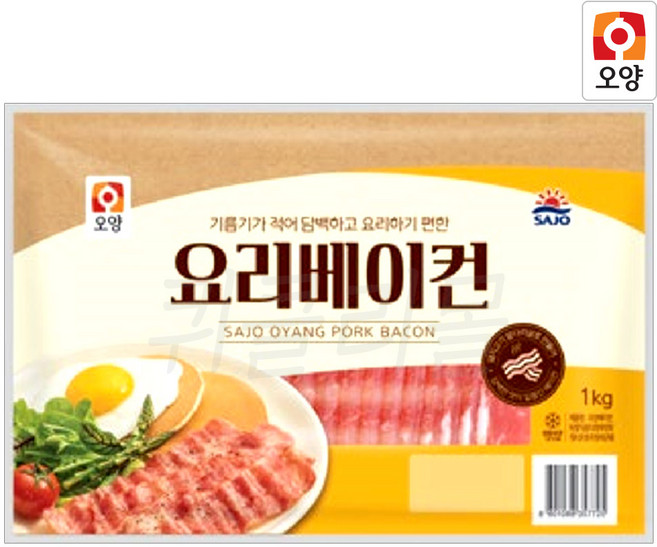 사조오양 요리 베이컨 1kg, 1개