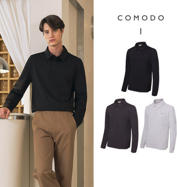 코모도 25FW 최신상 남성용 소로나 기모 셔츠 3종