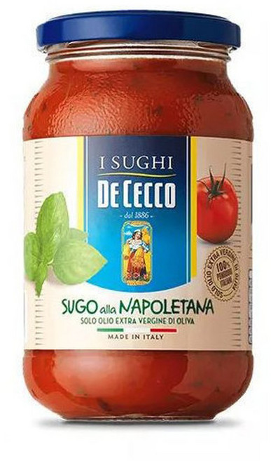데체코 나폴레타나 토마토소스 400g 파스타 피자 소스, 1개