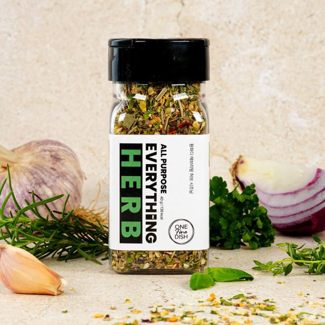 원파디 에브리띵 허브 시즈닝 | 에브리띵 베이글 시즈닝 허브맛, 1개, 40g