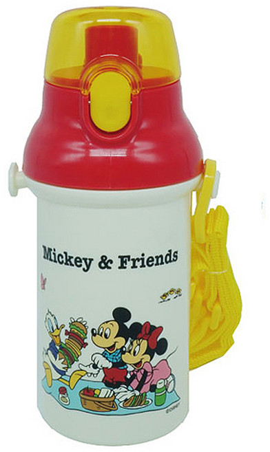 스케이터 원터치 물통, 미키앤프렌즈, 400ml, 1개