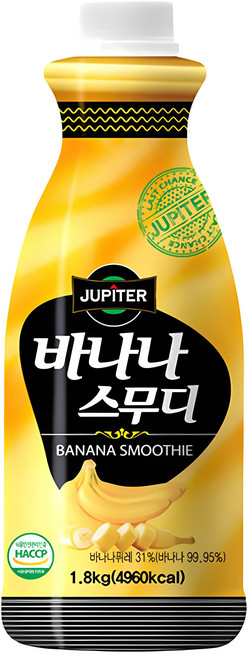 쥬피터 바나나 스무디, 1.8kg, 1개