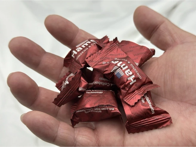 USA 베트남사탕 H캔디 Hamer 32정 CANDY COFFEE & GINSENG 에너지캔디, 4g, 32개 - 쿠팡