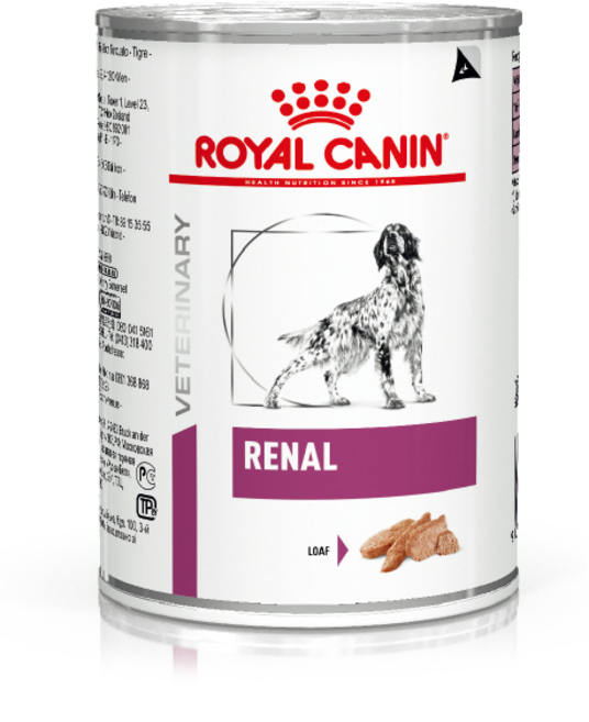 로얄캐닌 독 레날 캔 습식사료 / 신장 / 신부전 처방식 / 처방사료 / 410g * 6캔 + 동물병원 전용 습식간식