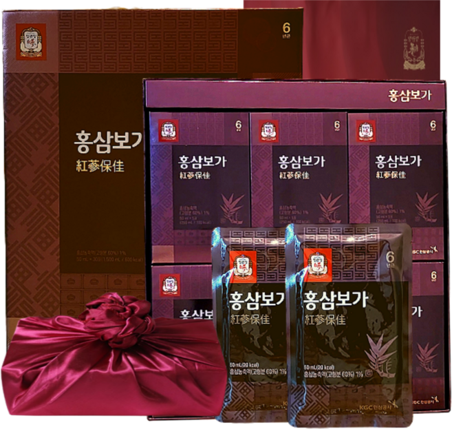정관장 6년근 홍삼보가(홍삼 녹용함량)30포 1500ml+쇼핑백 가정의달 추석 설 명절 선물세트(보자기포함) 1개, 1.5L, 1세트