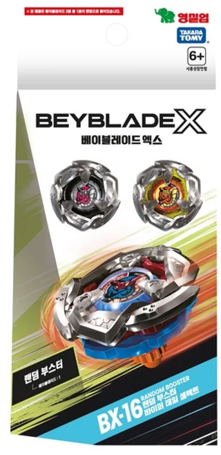 베이블레이드 X BX-16 부스터 바이퍼 테일 셀렉트 배틀팽이, 랜덤발송, 1개 - 쿠팡