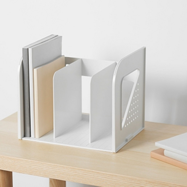 리템 EL 3단 책꽂이 2p, WHITE