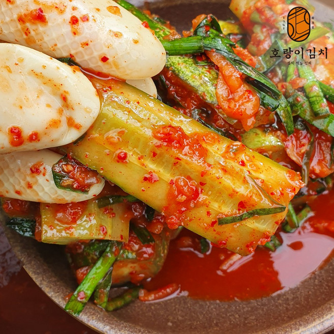 호랑이김치 전라도 오이소박이 김치, 1개, 1kg