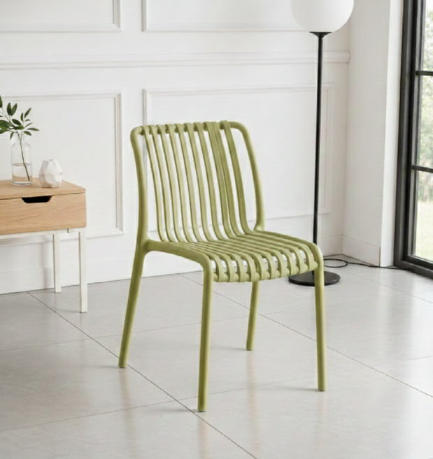 선브리즈 체어 플라스틱 의자 야외의자 정원 카페 매장, 선브리즈 딥그린, 4개