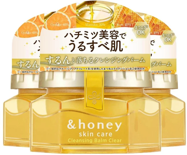 [1+1+1] 앤허니 스킨 케어 클렌징 밤 클리어, 3개, 90g - 쿠팡