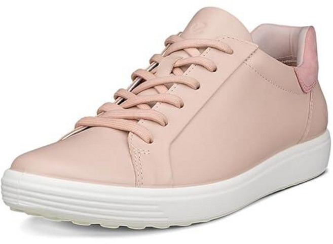 [빠른배송] ECCO 여성용 소프트 7 이지 슬립 스니커즈 순수 캐시미어/순수 캐시미어 포일 7-7.5