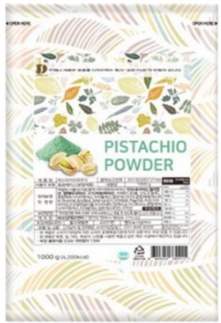 파피루 피스타치오 파우더, 1kg, 3개