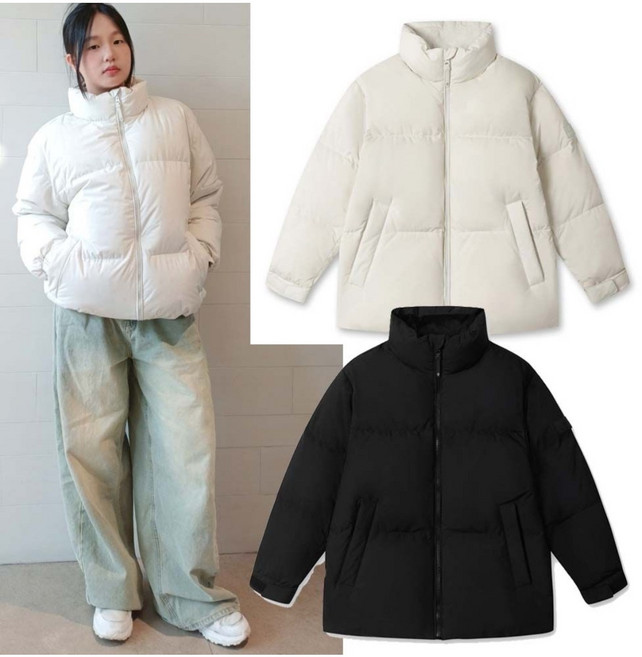 블랙야크키즈 남여공용 깔끔한 스타일 덕다운자켓 카이로미들다운