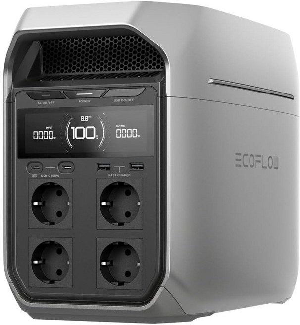 2025신제품 에코플로우 델타2 업그레이드 델타3 플러스 1024W 리튬인산철 파워뱅크 220V 올인원 배터리, 1개, 델타3플러스-유럽판(EU)