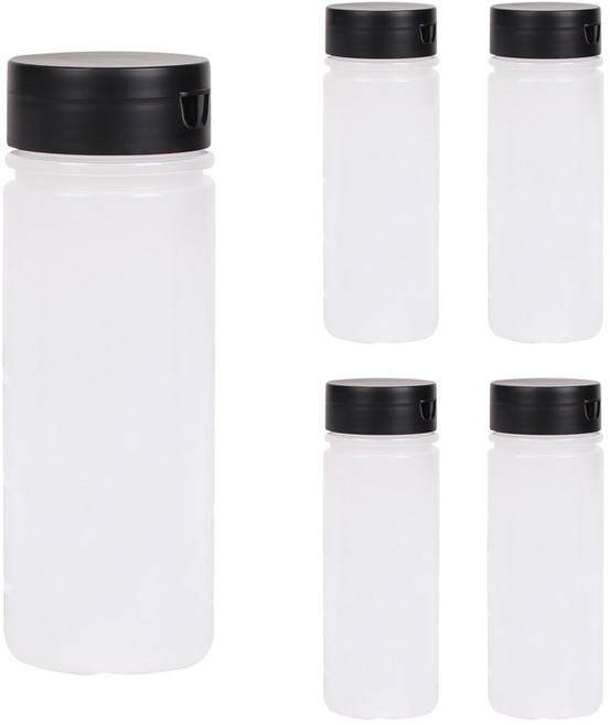 국내생산 거꾸로 실리콘 튜브 소스통 케찹통, 실리콘튜브소스통, 5개, 500ml