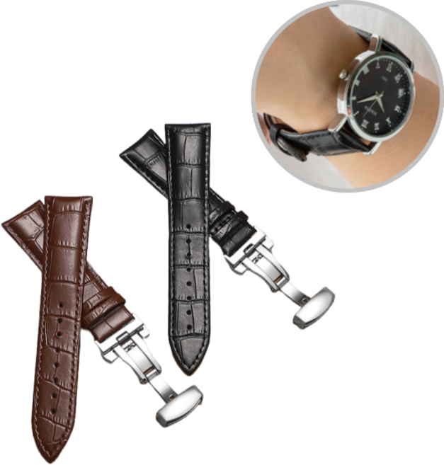 도나토르 고급 소가죽 시계줄 스트랩 세트