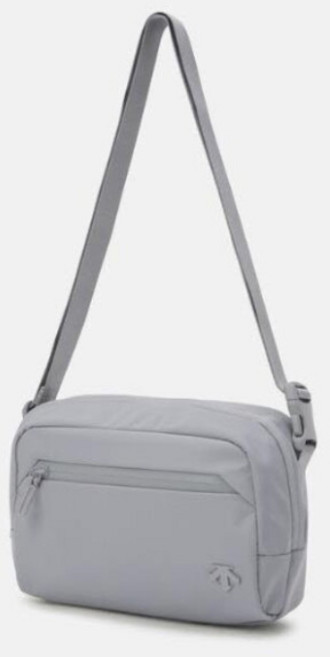 [데상트] M 크로스백 UQC SQ123DBG12-LGRY 듀얼리스 스몰 크로스백 / LIGHT GREY, 사이즈:FREE, 상세 설명 참조