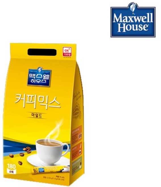 맥스웰 마일드믹스 2.124kg, 1개, 11.8g, 180개입