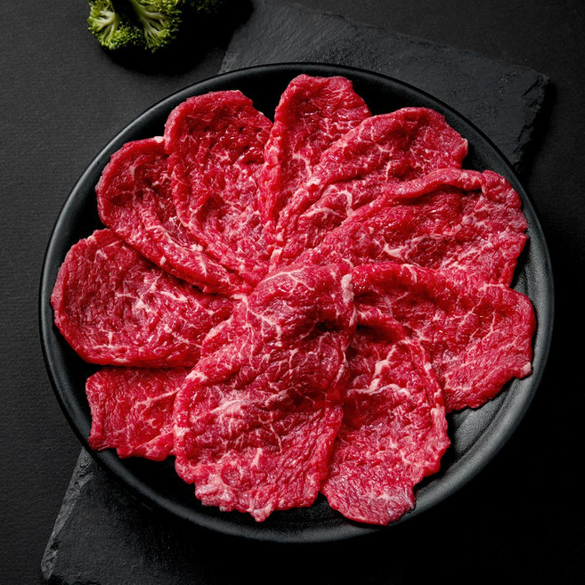 한우 1등급이상 육전용 소고기 250g x 2팩, 200g