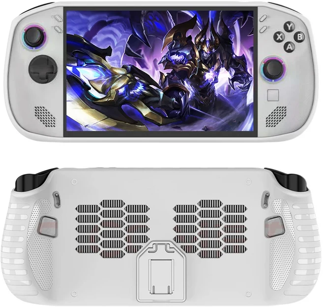 Lenovo Legion Go S 게임용 TPU 케이스 휴대용 긁힘 방지 전체 보호 인체 공학적 커버 소프트, 02 White