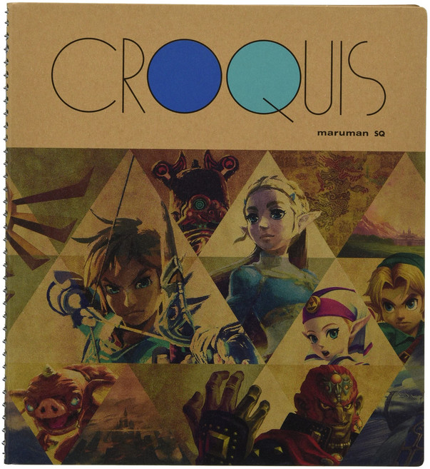 SQ(BOTW) ZZ23 삼영 무역 젤다의 전설 브레스 오브 더 와일드 잡화 크로키북