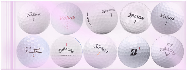 굿샷골프 특a+급 골프공 로스트볼, 1개, 10개입, 화이트