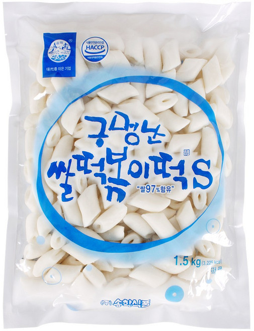 송학식품 명품 왕구멍 쌀떡볶이떡1.5kg 1개, 1.5kg, 4개