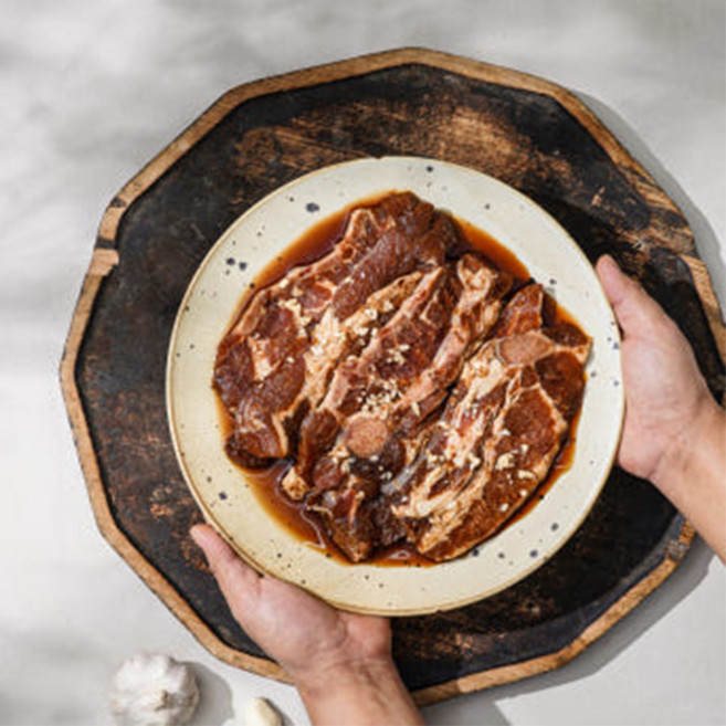 육식주방 울산대표 양념 한돈 쑉쑉 돼지갈비 800g, 1개
