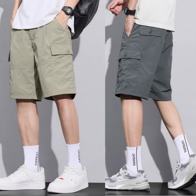 글리멜로 여름 남자 쿨링 아이스 캐주얼 카코 냉장고 반바지