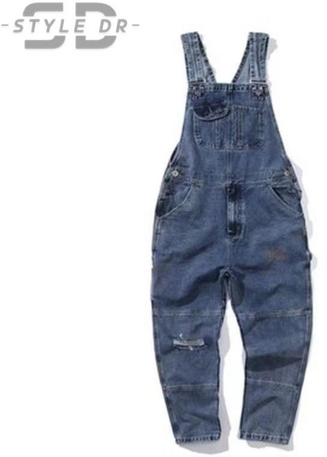 스타일닥터 남자 오버핏 멜빵바지 작업복 워크웨어 패션 점프수트