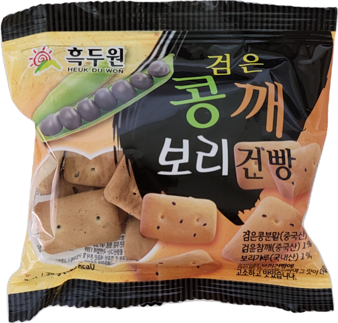 금풍제과 흑두원 검은콩깨 보리건빵 30g, 30개