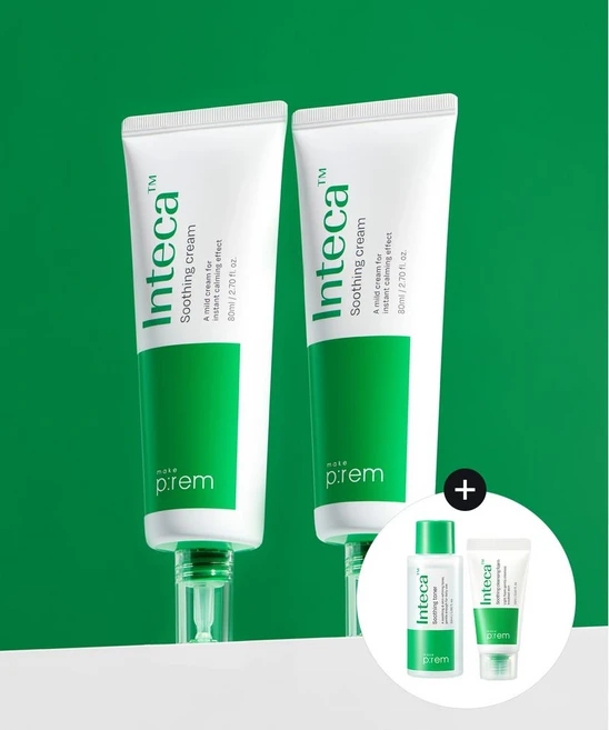 메이크프렘 인테카 수딩 크림 80ml 2개, NONE - 쿠팡