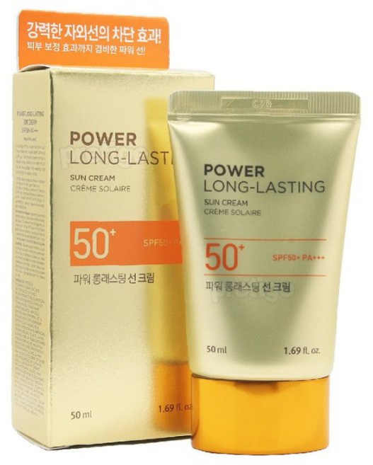 더페이스샵 파워 워터프루프 롱래스팅 선크림 50ml SPF50+ PA+++, 1개